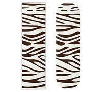 Brown Zebra Pattern 2 PCS Skateboard Grip Tape Sheet Sandpaper Longboard Sticker Scooter Deck Sand Paper
