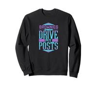 Brownies Are What Drive My Posts Funny Blogging Quotes Sweatshirt