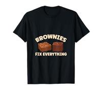 Brownies Fix Everything Chocolate Brownie Baker T-Shirt