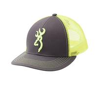 Browning 308177541 Flashback Cap, Charcoal/Neon Green