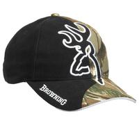 BROWNING (YLXVU Big Buckmark Black Trap Cap Cap - Black, One Size