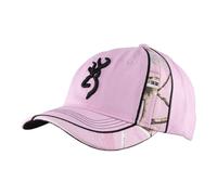 Browning Alex Logo Baseball Cap Pink Adjustable Outdoor Hat Hunting, Shooting
