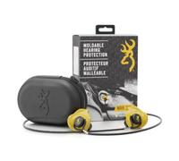 Browning Hearing Protection for Shooting by Decibullz Custom-Molded Earplugs, 31-Decibel Noise Reduction Rating (NRR), Includes Lanyard and Travel Case