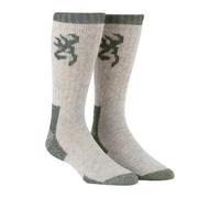 Browning Poplar Sock, 2 Pairs of Wool-Blend Boot Socks, Poplar (Olive/Black), X-Large