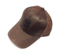 Browning Rhino Hide Brown Shooting Hat Cap
