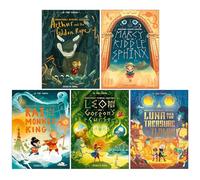 Brownstone's Mythical Collection 5 Books Set By Joe Todd-Stanton (Arthur and the Golden Rope, Marcy and the Riddle of the Sphinx, Kai and the Monkey King, Leo and the Gorgon's Curse & More)