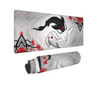 Browrrsson Japanese Art Mouusepad Koi Fish Gaming Mouse Pad Extended Stitched Edges Mousepad,Large Mouse Mat Desk Pad Personalized The Office Mouse Pad 31.5 X 11.8 Inch