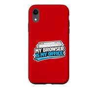 Browser is my Office Funny Programmer, Software Engineers Case for iPhone XR