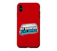 Browser is my Office Funny Programmer, Software Engineers Case for iPhone XS Max
