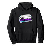 Browser is My Office Funny Programmer, Software Engineers Pullover Hoodie