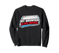 Browser is My Office Funny Programmer, Software Engineers Sweatshirt