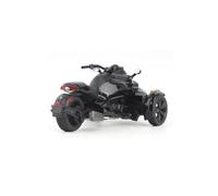 BRP 60018 Can-Am Spyder F3 3-Wheel Steel Black Metallic 1 by 32 Scale Diecast Model Motorcycle