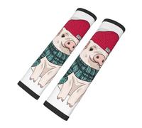 Brpzosi Cute Pig Car Seat Belt Cover Pad Universal Car Accessories for Women Men Interior, Seatbelt Covers Shoulder Strap Pad Soft and Comfortable Seatbelt Cushion Car Interior Accessories