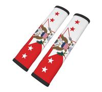Brpzosi Flag of The Chief of Staff of The United States Army Car Seat Belt Cover Pad for Adults 2 Pcs CarStrap Shoulder PadSleeves