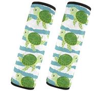 Brpzosi Green Turtles Car Seat Belt Cover Pad for Kids Baby Carseat Shoulder Padding Soft Car Seat Strap Covers Cushion for Cars Toddler Adult 2 Pack