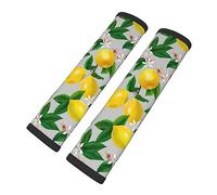 Brpzosi Lemon1 2 Pack Car Seat Belt Pad Cover,Soft CarSeat Belt Strap Shoulder Pad for Adults and Children,Suitable for Car Seat BeltYour Neck and Shoulder