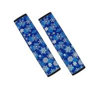 Brpzosi Snowflake Auto Seat Belt Cover for Adult Youth Kid Toddler Stylish Soft Comfort Seatbelt Covers Shoulder Bags Straps Protector Fits Cars Trucks SUV Camera Backpack Pad