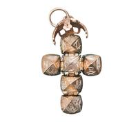 BRRDASJO Mini Masonic Transforming Sphere Pendant, Vintage Mini Masonic Ball Folding Orb Pendant,Transformative Design - From Sphere To Cross, For Men Women Gifts.