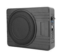 Brrnoo 10 Inch 800W Slim Under Subwoofer for Clear Bass Sound Space Saving Design Compatible with 12V Car Systems