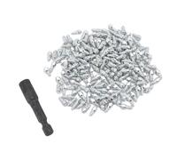 BRRNOO 100PCS Snow Tire Studs 4x9mm Slip Spikes for Winter Off Roading on