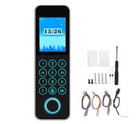 BRRNOO 125KHZ Time Attendance Access Control Machine Fingerprint ID Card Password Verification with 2.0-inch TFT LCD Screen for Employee Check-in Staff Attendance Worker Time Clock