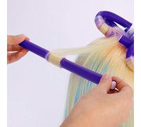 BRRNOO 12Pcs Spiral Twist Hair Curlers No Heat Hair Styling Tools for Curly Waves Multi-Sized Reusable with Rubber Material for Short Medium Long Hair (of. 6 1CM)