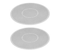 BRRNOO 2 Pcs Reusable Stainless Steel Disc Coffee for Efficient Metal for