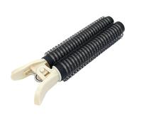 Brrnoo 20pcs Hair Root Roller Clips Heatless Volumizing Rollers No Damage Root Lift Clips for Bangs and Flyaways with Smooth Glide Salon Worthy Volume (Black)