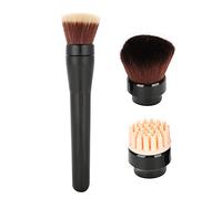 Brrnoo 3 in 1 Electric Makeup Brush Facial Cleansing Brush Kit with 3 Replaceable Heads USB Charging for Face Washing and Makeup