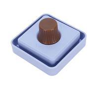 Brrnoo 3D Printer Build Plate Cleaner Microfiber Holder with Comfortable Handle for Secure Cloth Grip and Efficient Cleaning (Blue)
