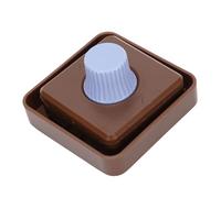 Brrnoo 3D Printer Build Plate Cleaner Microfiber Holder with Comfortable Handle for Secure Cloth Grip and Efficient Cleaning (Brown)