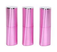 BRRNOO 3pcs Empty Lipstick Tubes, DIY Lip Balm Container with Tight Lid for Cosmetic Making, Smooth Sliding Twist Bottom, Suitable for 12.1mm Mold