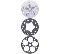 BRRNOO 3PCS Set Metal AC Valve Plate Assembly for 5H14 Model Replacement Parts for Optimal Cooling Performance