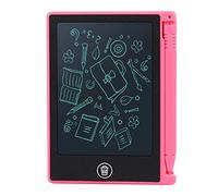 Brrnoo 4.5inch LCD Writing Board Wonder Writing Board for Kids Multi-Functional with Memo List Reminder Note, Portable Drawing Board, Calligraphy Practice, Clipboard (Red)