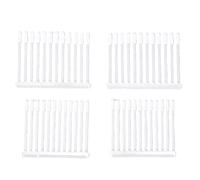 Brrnoo 48 Pcs Reusable Resin Ear Wax Removal Sticks with Soft Washable Tips, Sticky Ear Cleaning Swabs for Daily Care