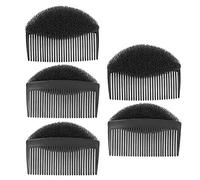 Brrnoo 5Pcs Hair Fluffy Pads for Updo Style, Hair Styling Decor Bangs Tool | Smooth Polishing, Soft Touch, for Daily or Salon Updo, Nylon Bristles Protect Hair