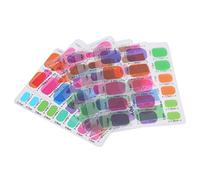 Brrnoo 6pcs Nail Fiberglass Extensions, DIY Nail Art Tools Set for Home, Suitable for Beginners and Professionals, 6 Shapes, Flexible and Light, Easy to Operate, Not Easy to Break,