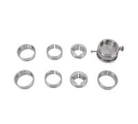 Brrnoo 8pcs Watch Movement Holder Kit Stainless Steel Watch Repair Tool for 2824 2671 7750 2000 8500 3100 3135 Movements with Essential Components