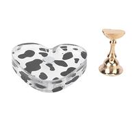 Brrnoo Acrylic Nail Display Stand with Magnetic Bottom for Manicure