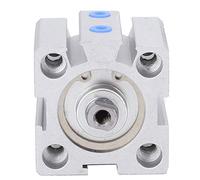 Brrnoo Air Cylinder, Pneumatic Air Cylinder 20mm Bore 10mm Cylinders Pneumatic Cylinders SDA20x10 Double Acting Aluminum Alloy Thin Industrial