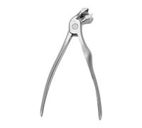 Brrnoo Angled Head Nail Clippers Ergonomic 90 Degree Curve for Seniors with Thick Toenails, Wide Jaw Opening Stainless Steel Long Handle Toenail Clipper