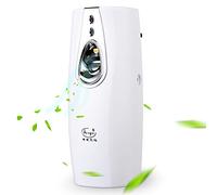 Brrnoo Automatic Air Freshener Spray Dispenser, Wall Mounted Perfume Dispenser Desktop Auto Automatic Air Freshener Spray with Locking Design for Bedroom Hotel