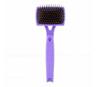BRRNOO Back Scratcher Portable Foldable Handle Itch Scratcher Extendable Back Deep Tissue Press Detachable Brush Head Skin Friendly Portable Foldable Handle for Travel HOM (Purple)