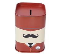 Brrnoo Barber Straight Vane/Wing Barber Straight Vane/Wing Disposal Container, with Removable Design Container Barber Straight Vane/Wing Barber Straight Vane/Wing Case for Home (Red beard)