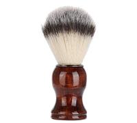 BRRNOO Beard Brush, Wooden Handle Shaving Brush for Men with Nylon Hair, Softens Beard and Distributes Lather, Suitable for Salon Home Travel Use