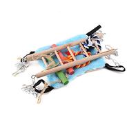 Brrnoo Bird Swing, Bird Toys For Parrots with Metal CClips Small Animal Ferret Rat Swing Rope Hanging Net Cage Rope Perches For Cages For Animal