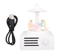 Brrnoo Bluetooth Speaker Rotating Horse Decor with 360 Stereo Sound 1500mAh Battery for Indoor Outdoor Use