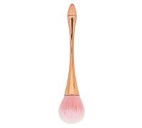 BRRNOO Blush Brush, Soft Synthetic Fiber Brush Hair Rose Gold Handle with Ergonomic Design, for Makeup Artist Home Use Powder Room