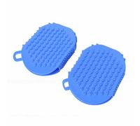 Brrnoo Body Massage Roller Ball Glove Handheld Lymphatic Massage Gloves Palm Shaped Tool with PVC Rolling Balls for Muscle Relaxation Back Arms Legs Abdomen (Blue)