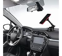 Brrnoo Car Phone Holder Magnetic, Retractable Suction Mount with Strong Adhesive for Smartphones (Black)